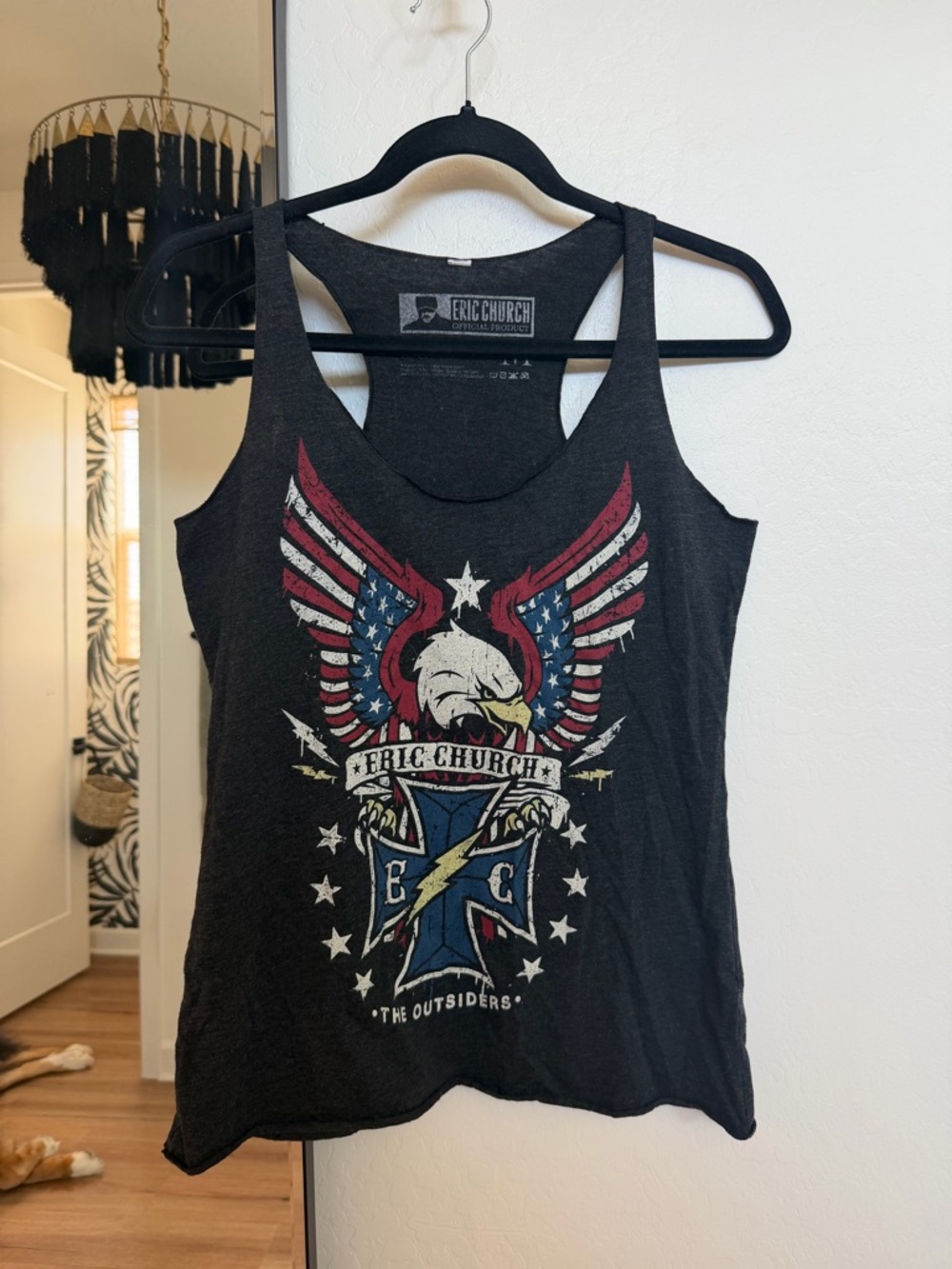Eric Church Concert Tank Top with Eagle